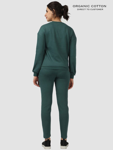 Bistro Green Relaxed Fit Organic Cotton Co-Ord Set