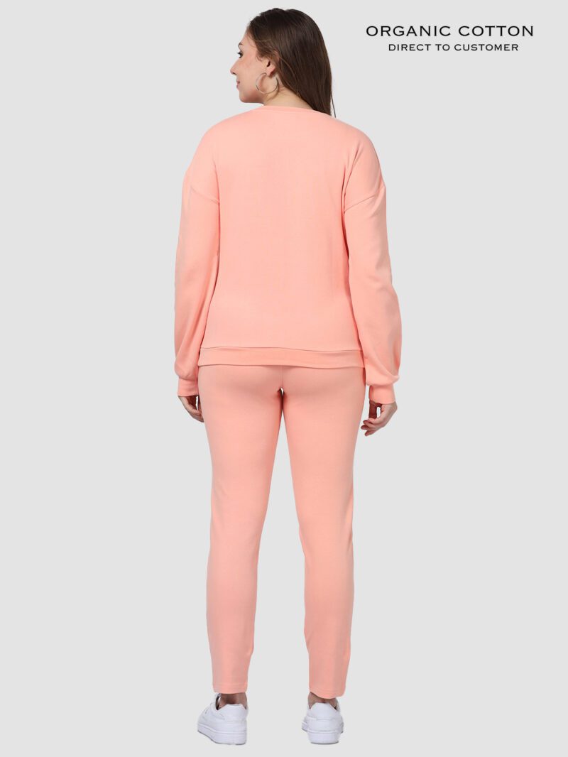 Light Peach Relaxed Fit Organic Cotton Co-Ord Set