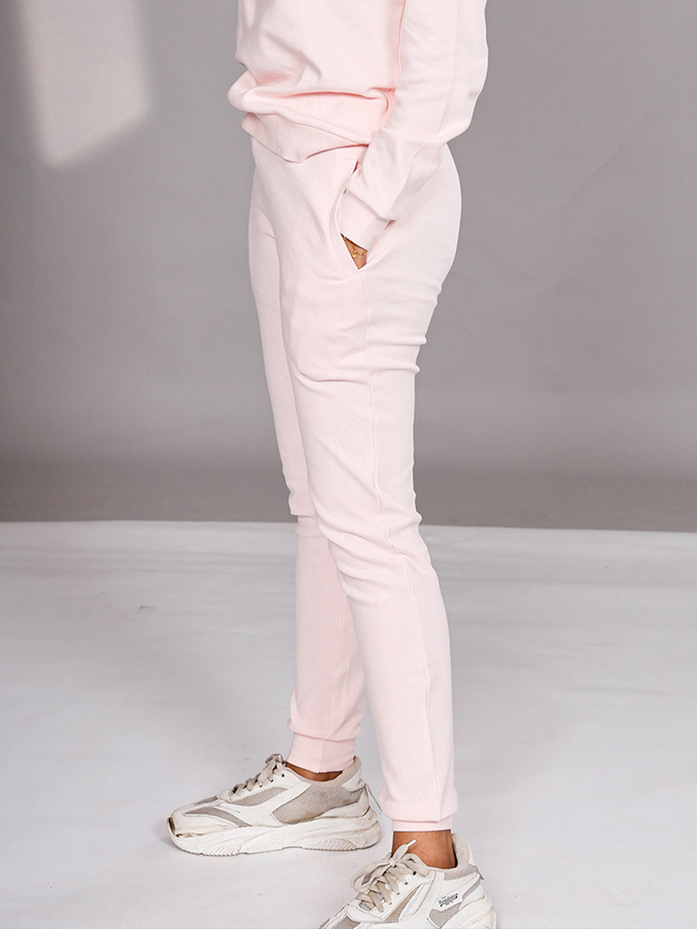 Organic Cotton Luxe Joggers - Dogwood Pink