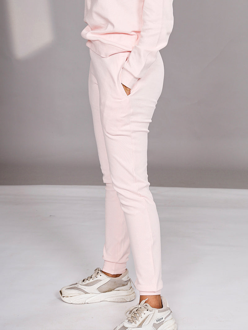 Organic Cotton Luxe Joggers - Dogwood Pink