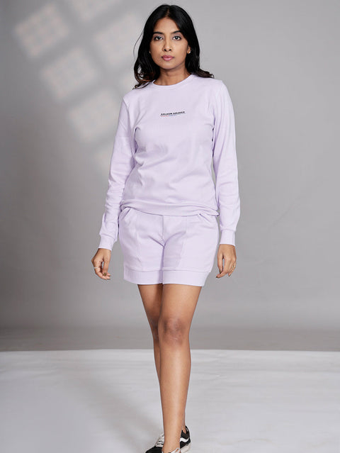 Orchid Petal Organic Cotton Tailored Comfort Shorts