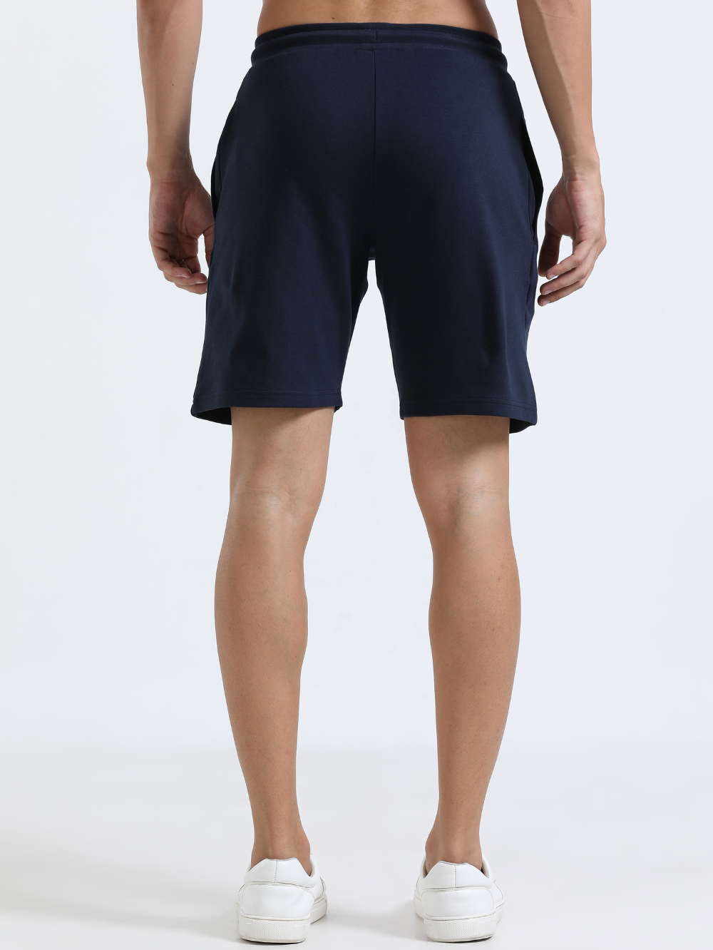 Navy Organic Cotton Mens Shorts