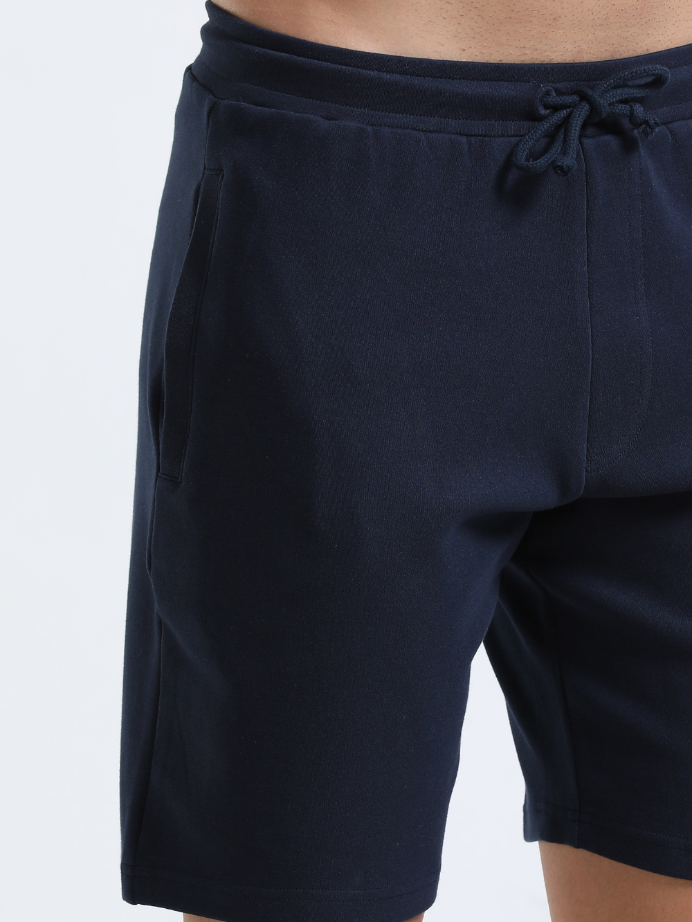 Navy Organic Cotton Mens Shorts
