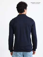 Navy Mens Organic Cotton Overshirt