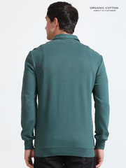 Bristo Green Mens Organic Cotton Overshirt