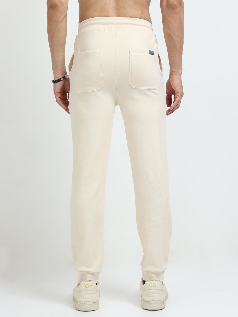Beige Men’s Organic Cotton Comfort Track Pant