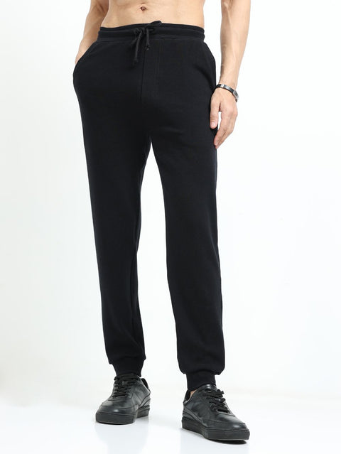 Black Men’s Organic Cotton Comfort Track Pant