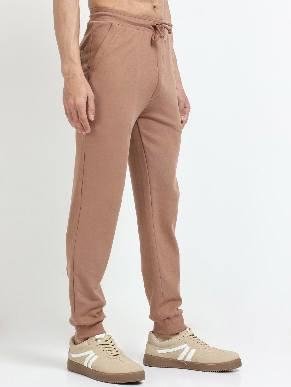Brown Mens Organic Cotton Comfort Track Pant