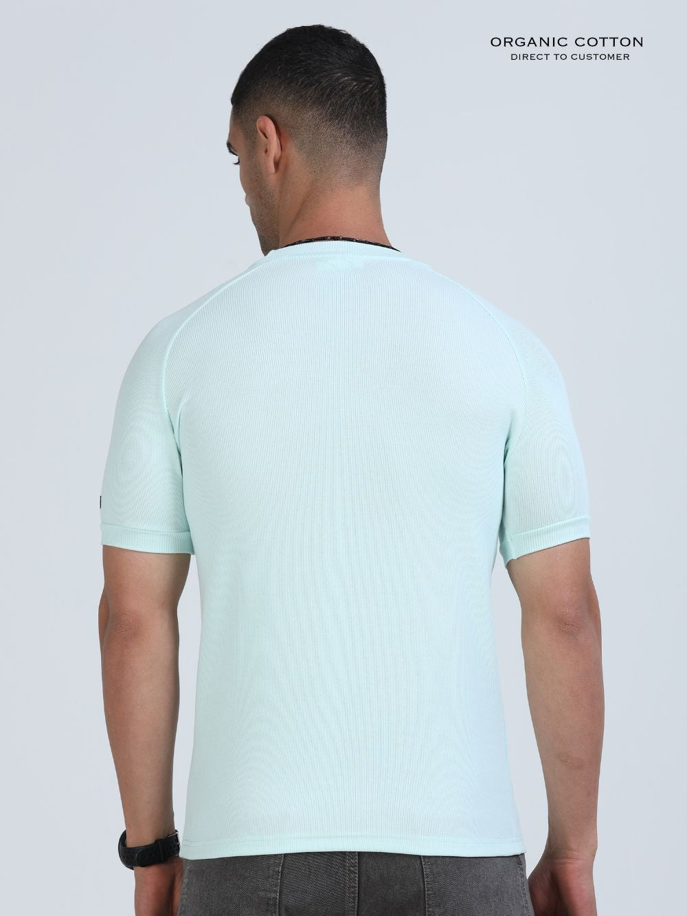 Mens Ragalan Half Sleeve Organic Cotton T-Shirt