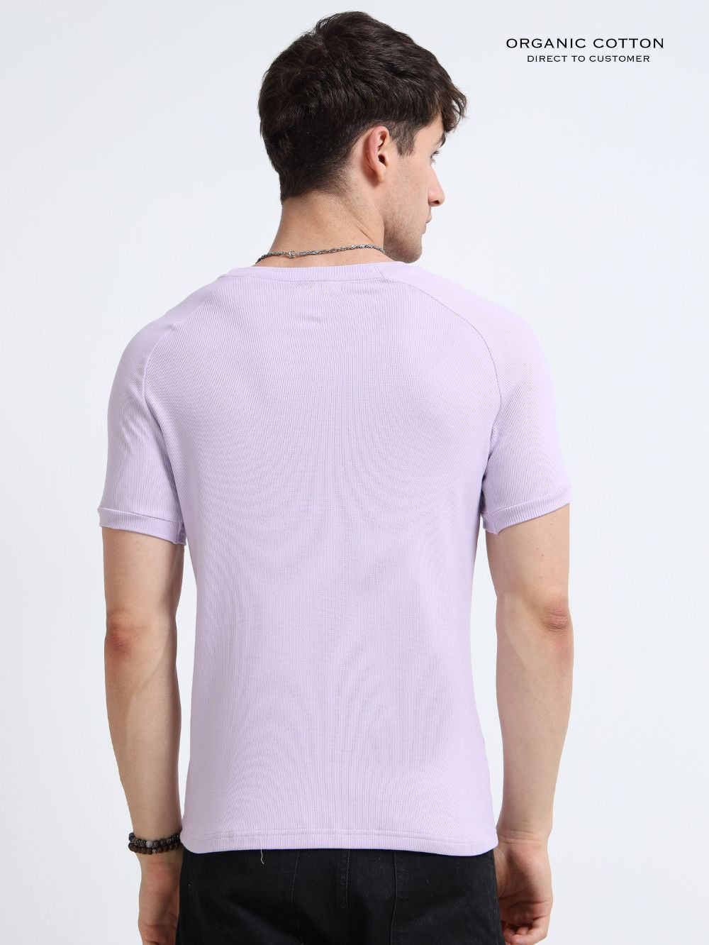 Mens Ragalan Half Sleeve Organic Cotton T-Shirt