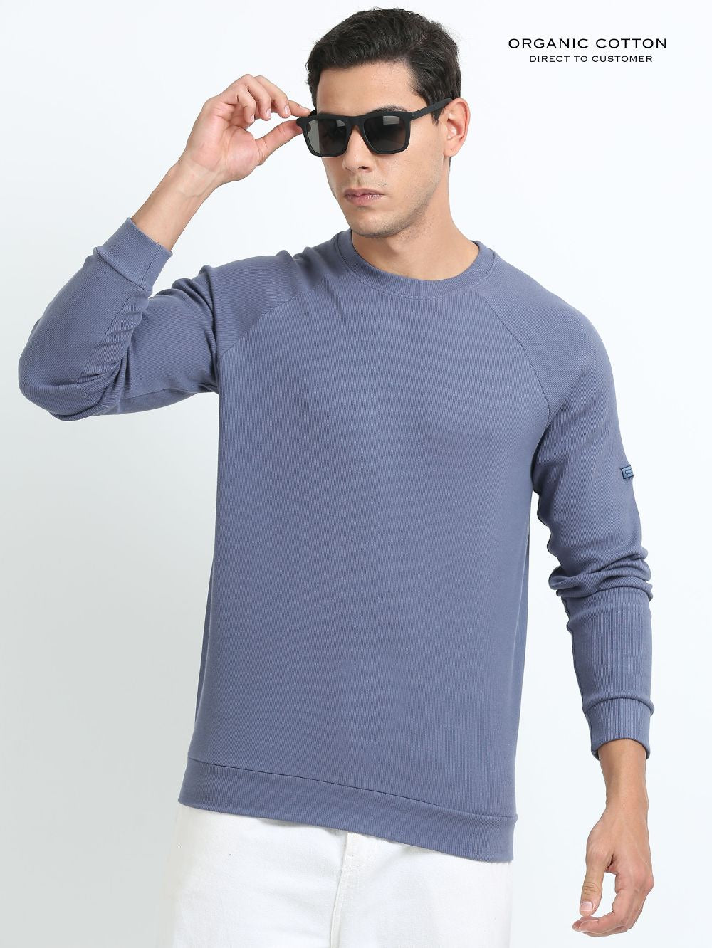 Mens Ragalan Full Sleeve Organic Cotton T-Shirt
