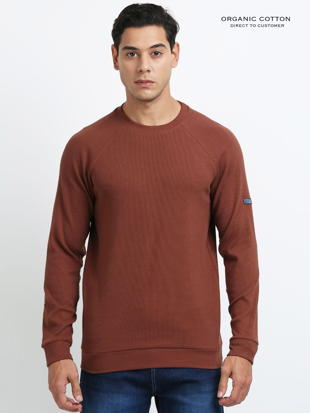 Mens Ragalan Full Sleeve Organic Cotton T-Shirt