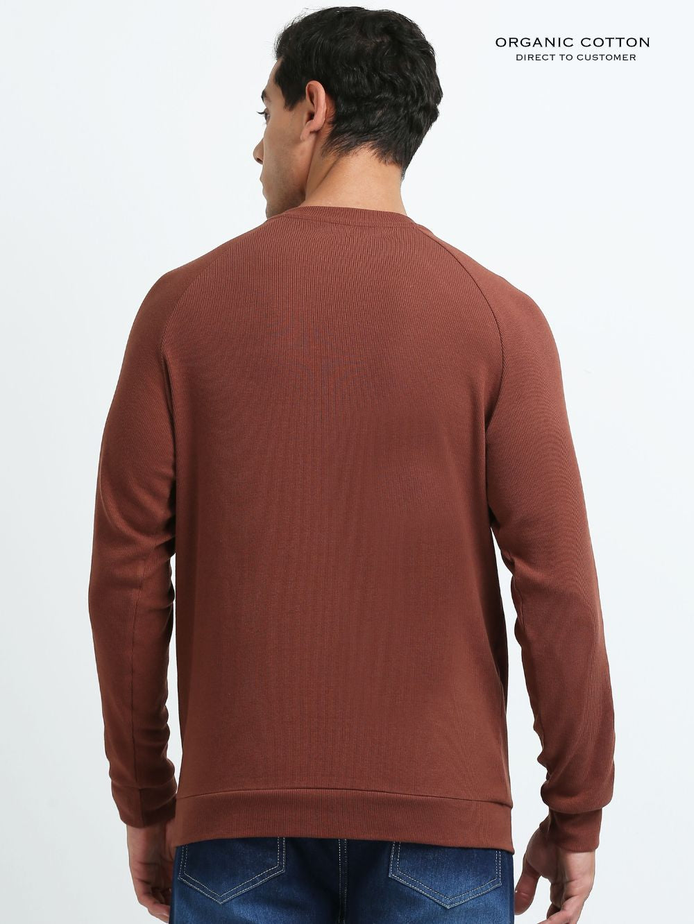 Mens Ragalan Full Sleeve Organic Cotton T-Shirt