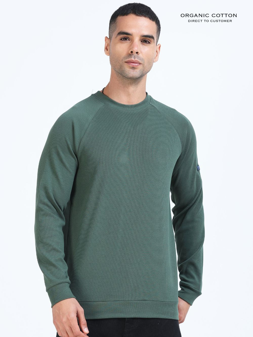 Mens Ragalan Full Sleeve Organic Cotton T-Shirt
