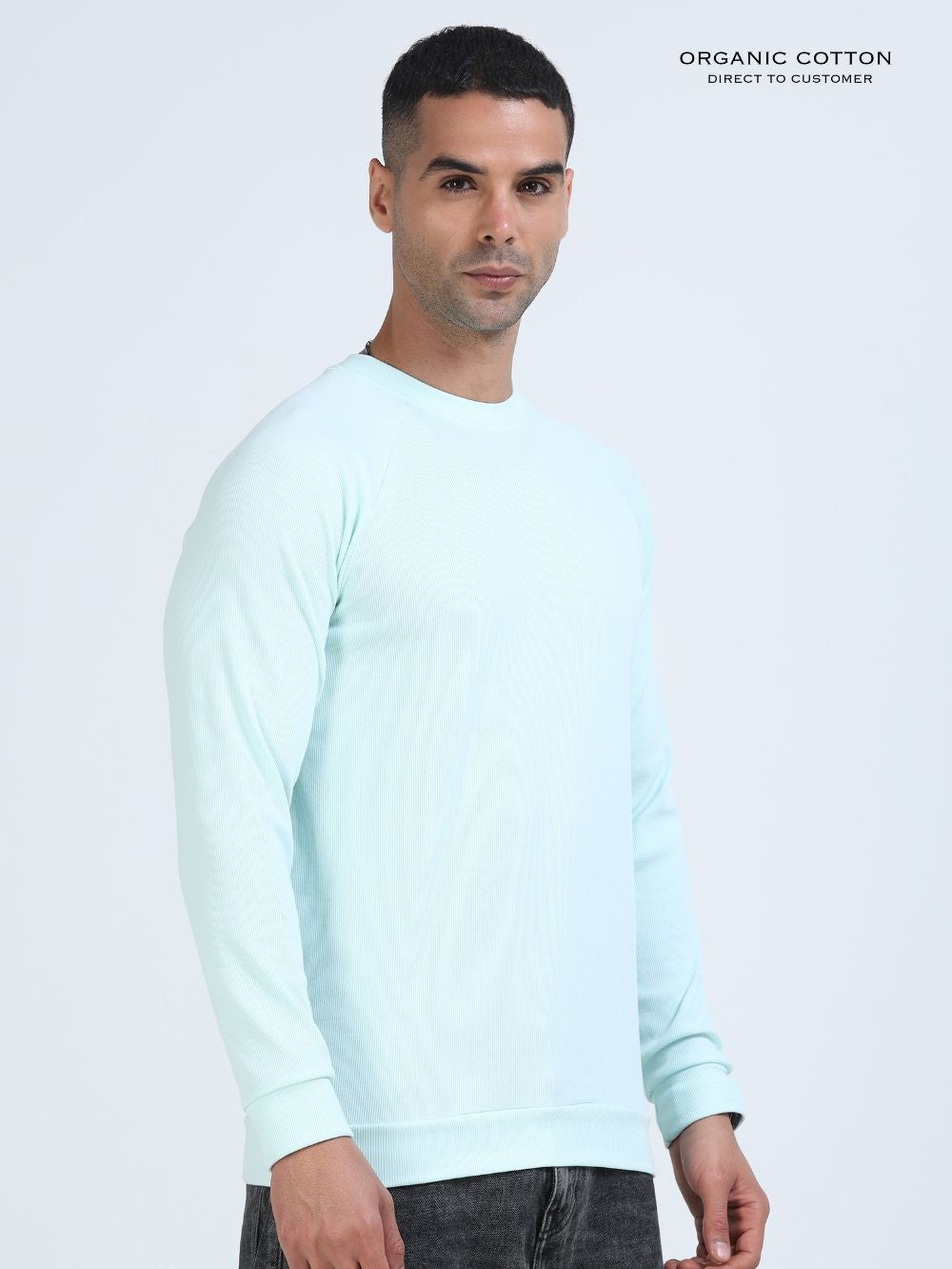 Mens Ragalan Full Sleeve Organic Cotton T-Shirt
