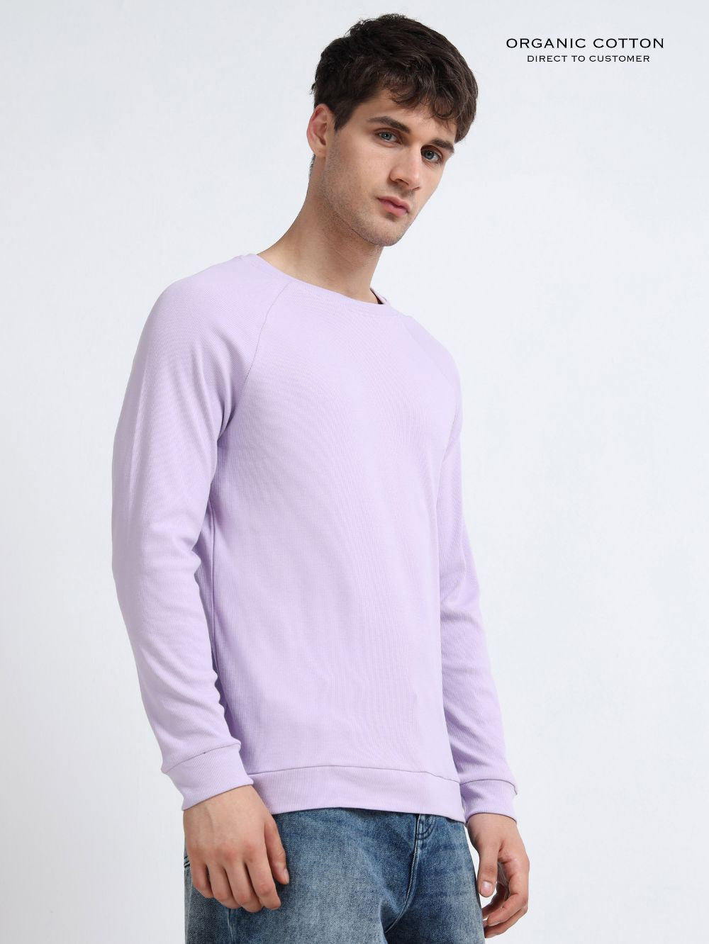 Mens Ragalan Full Sleeve Organic Cotton T-Shirt