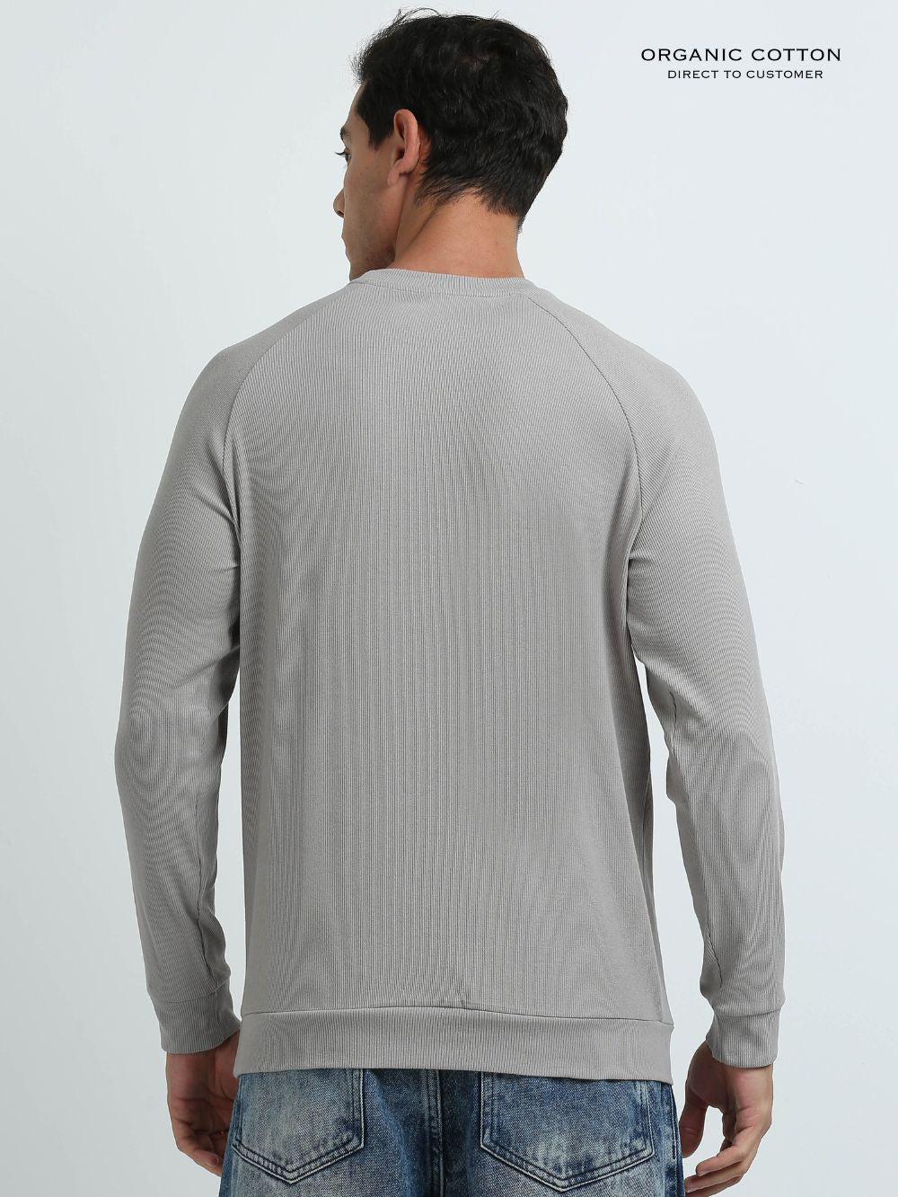 Mens Ragalan Full Sleeve Organic Cotton T-Shirt