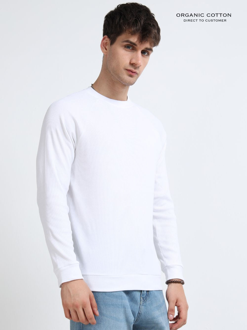 Mens Ragalan Full Sleeve Organic Cotton T-Shirt