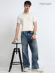 Organic Cotton Polo T-Shirt Button for Men