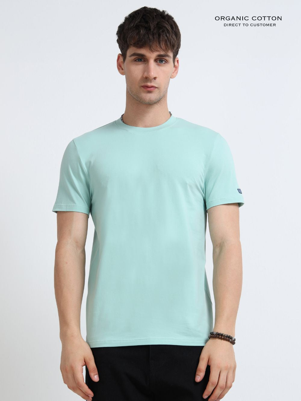 Organic Cotton Round Neck T-Shirt for Men