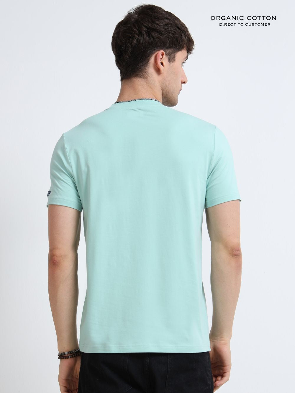 Organic Cotton Round Neck T-Shirt for Men