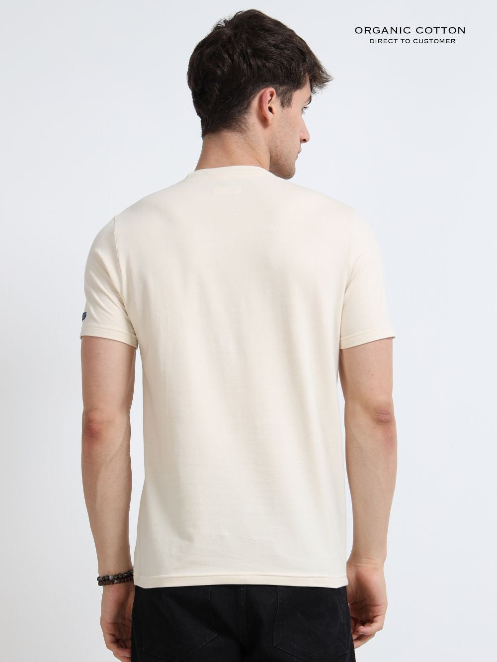 Organic Cotton Round Neck T-Shirt for Men