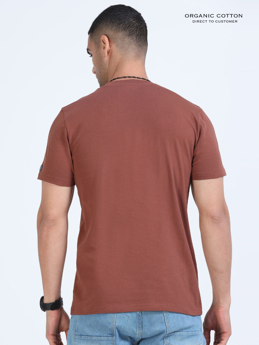 Organic Cotton Round Neck T-Shirt for Men