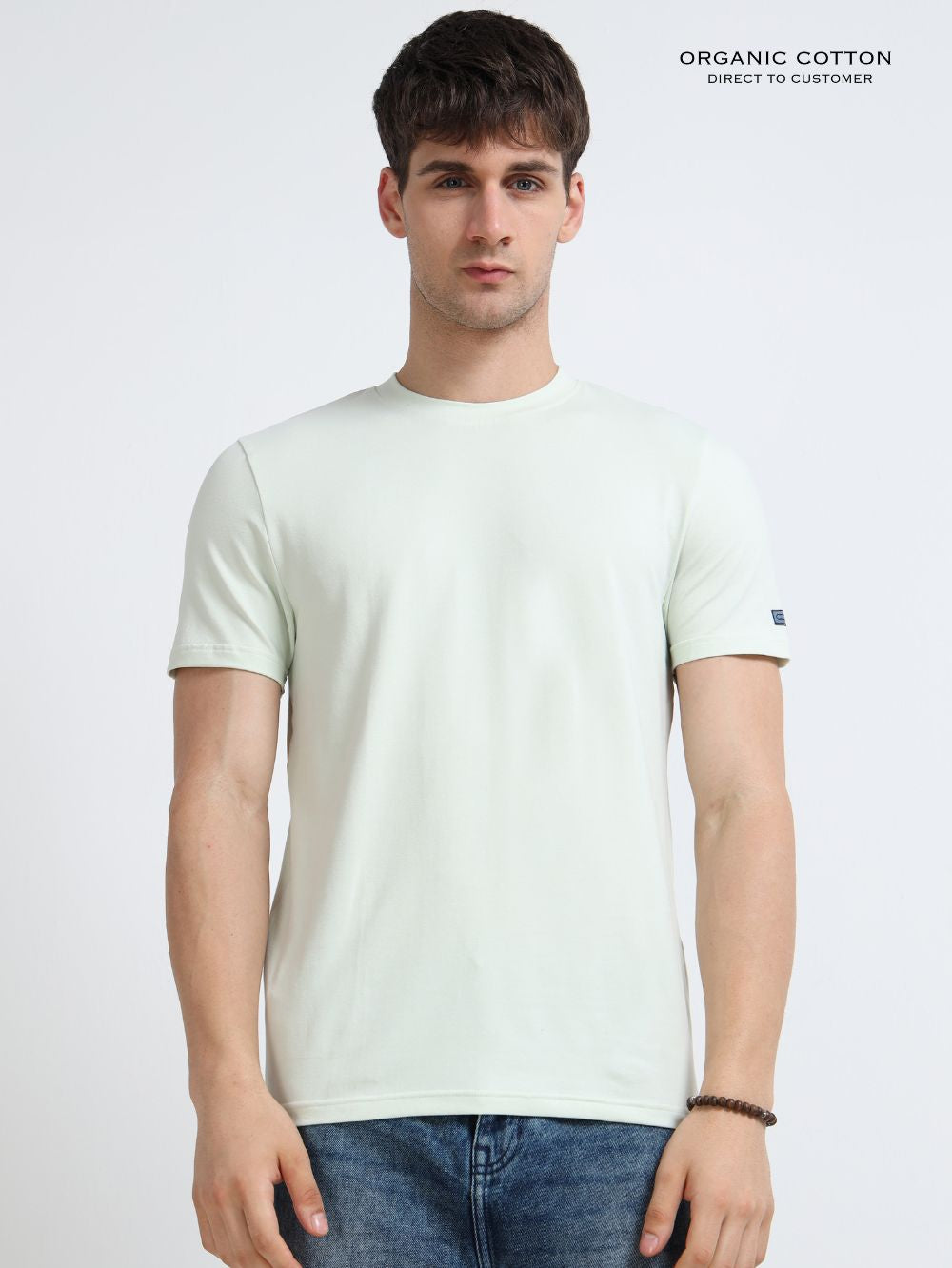 Organic Cotton Round Neck T-Shirt for Men