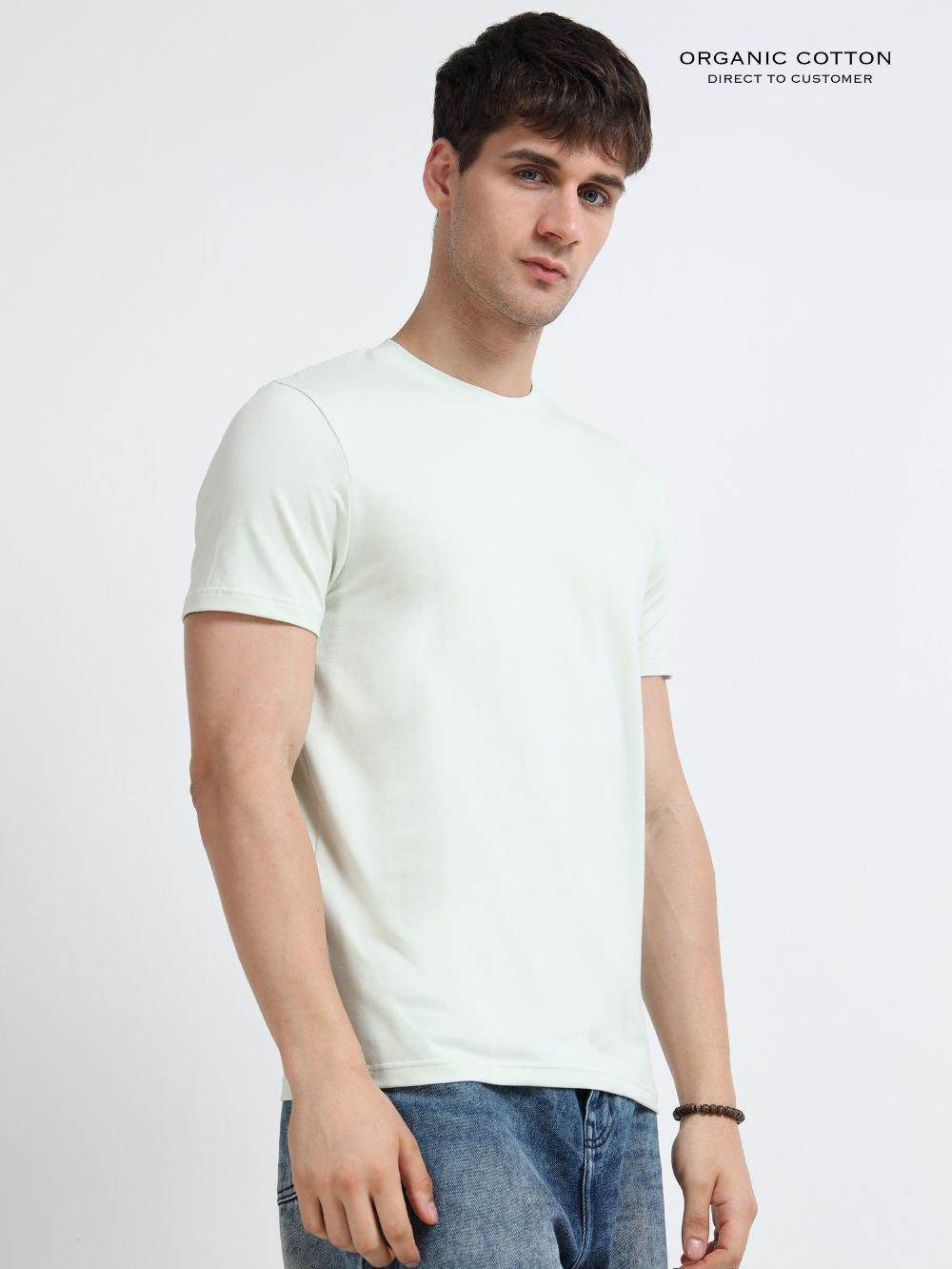 Organic Cotton Round Neck T-Shirt for Men