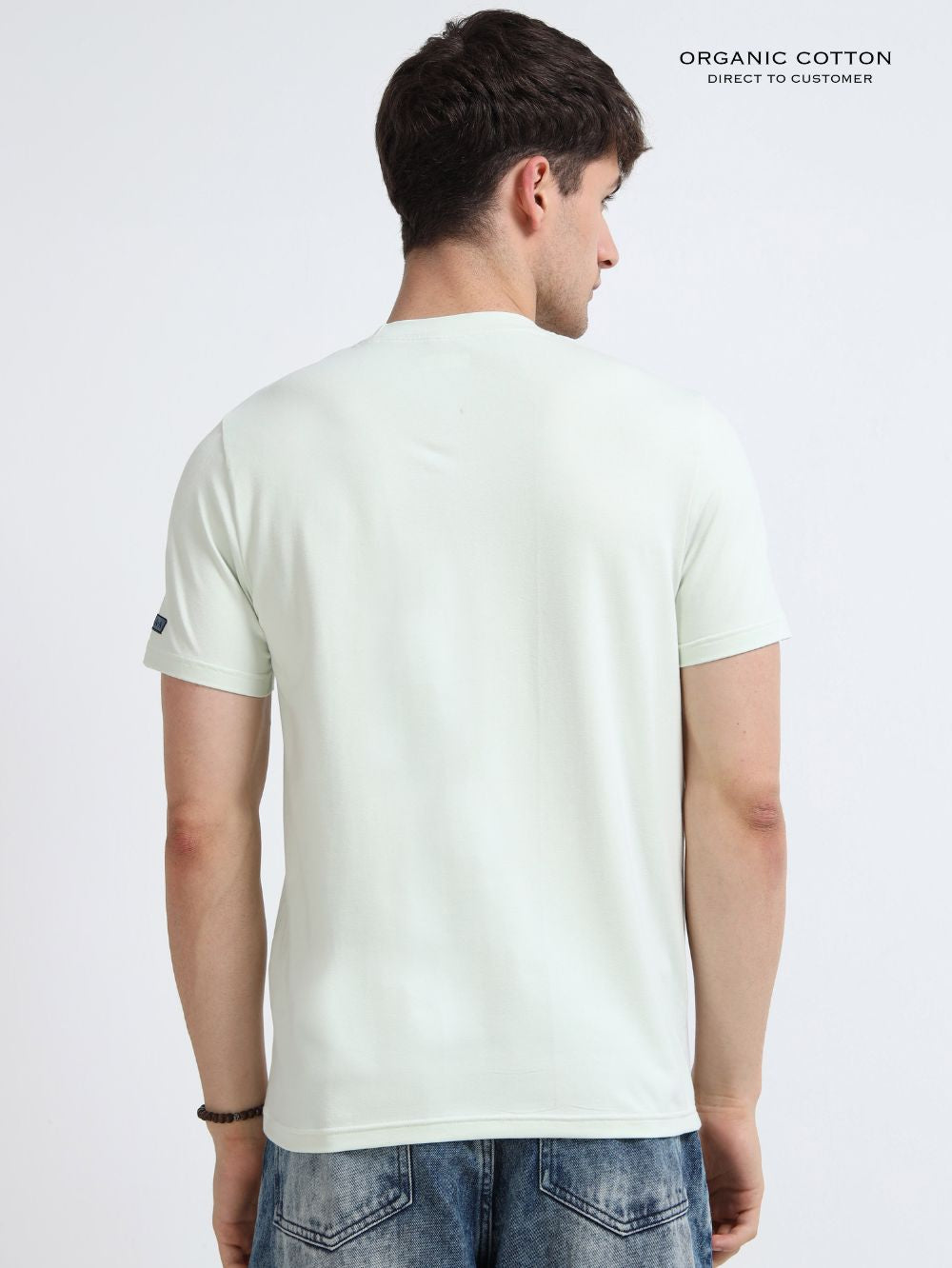 Organic Cotton Round Neck T-Shirt for Men
