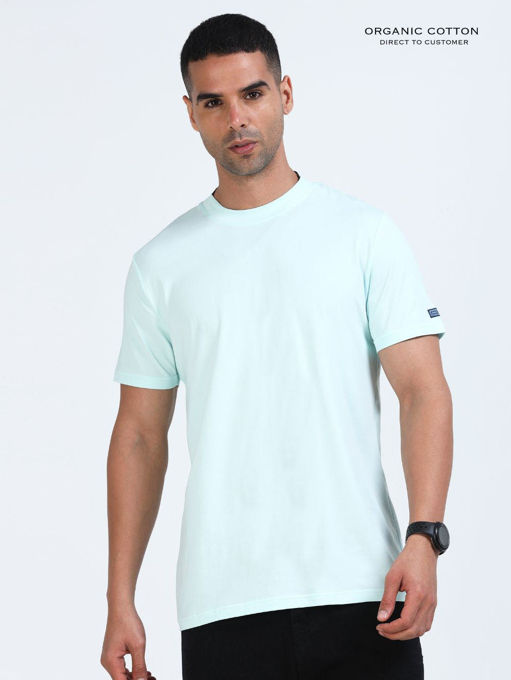 Organic Cotton Round Neck T-Shirt for Men