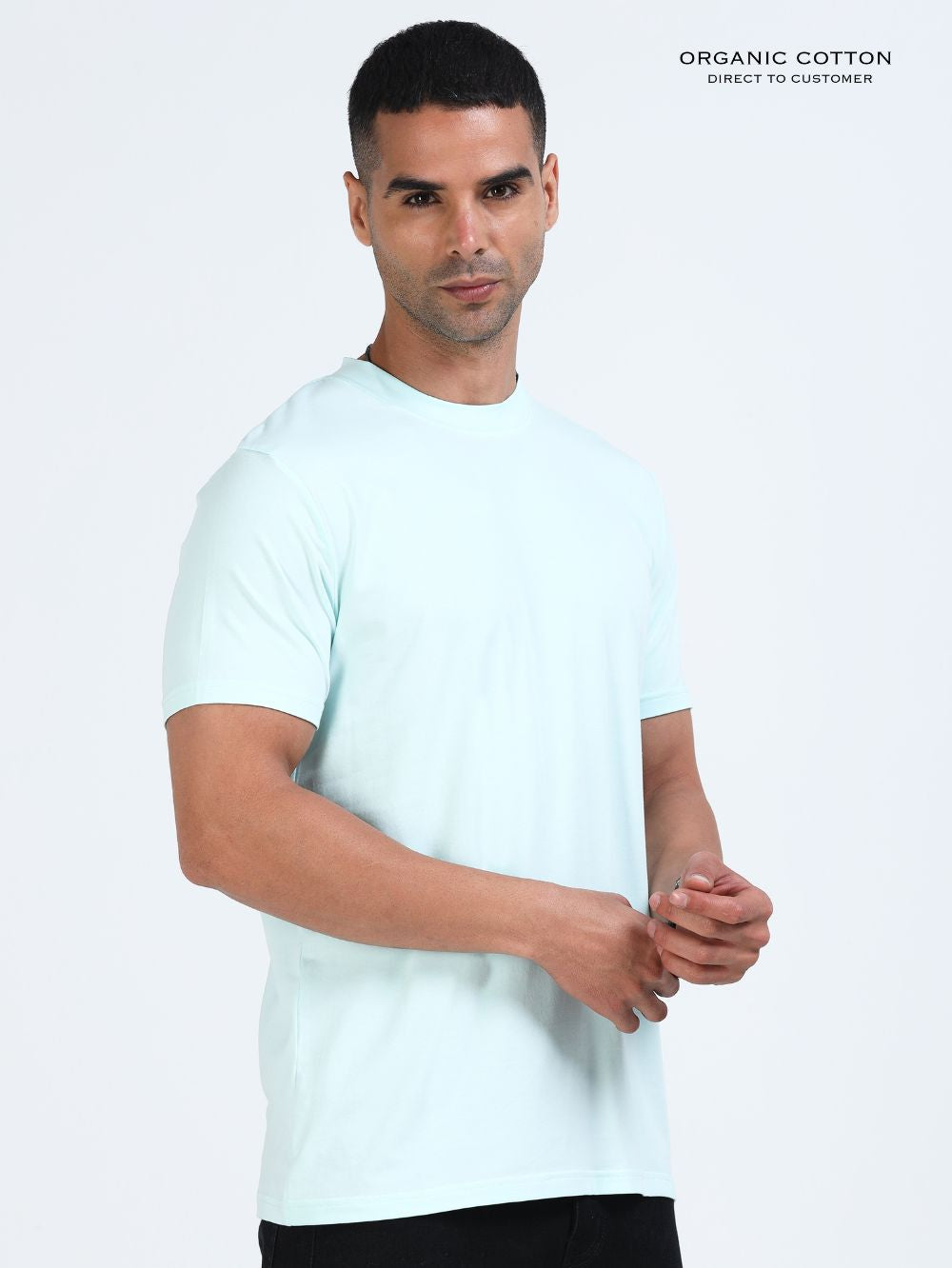 Organic Cotton Round Neck T-Shirt for Men