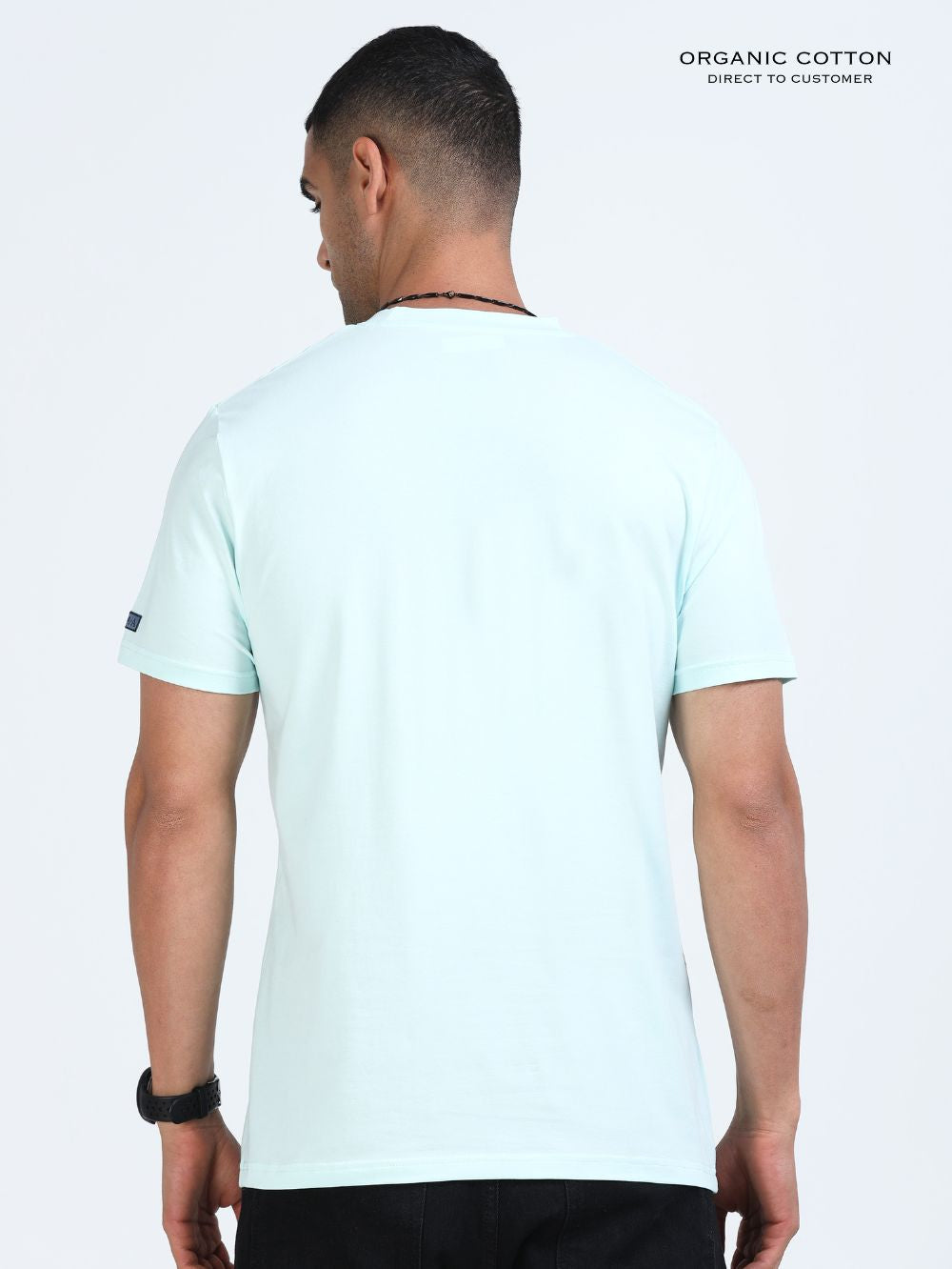 Organic Cotton Round Neck T-Shirt for Men