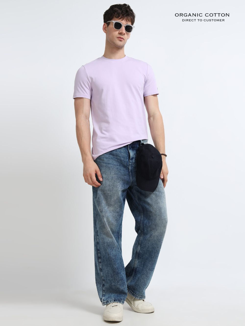 Organic Cotton Round Neck T-Shirt for Men