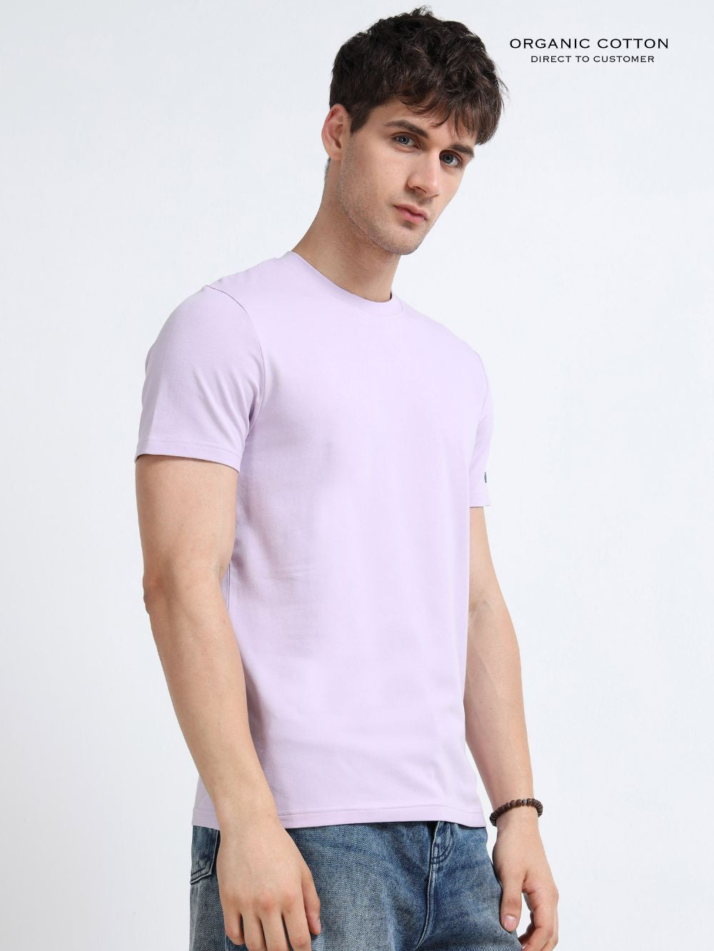 Organic Cotton Round Neck T-Shirt for Men