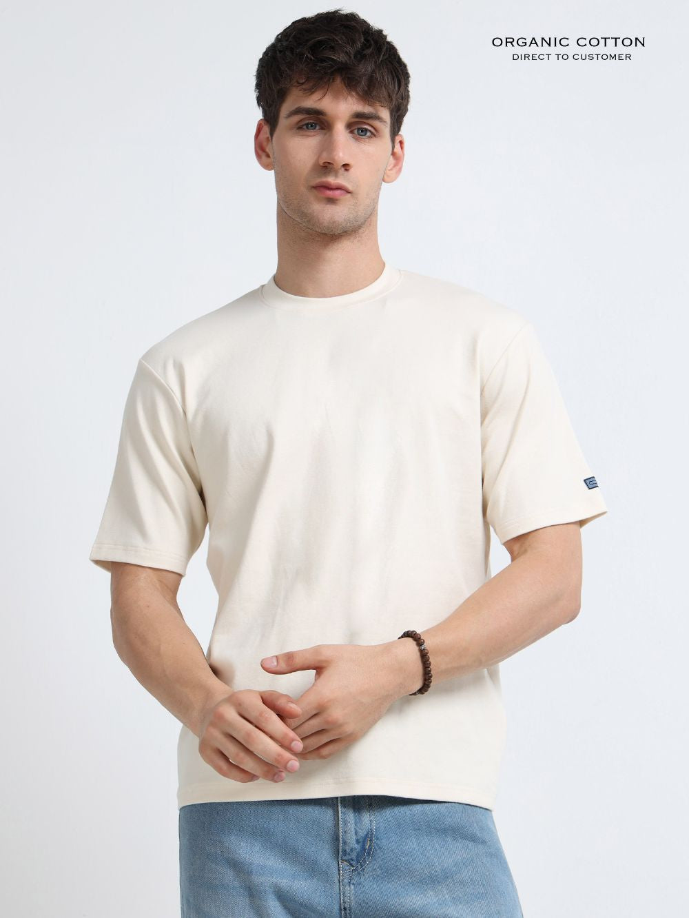 Clean Classic Organic Cotton Oversized Tee for Men's