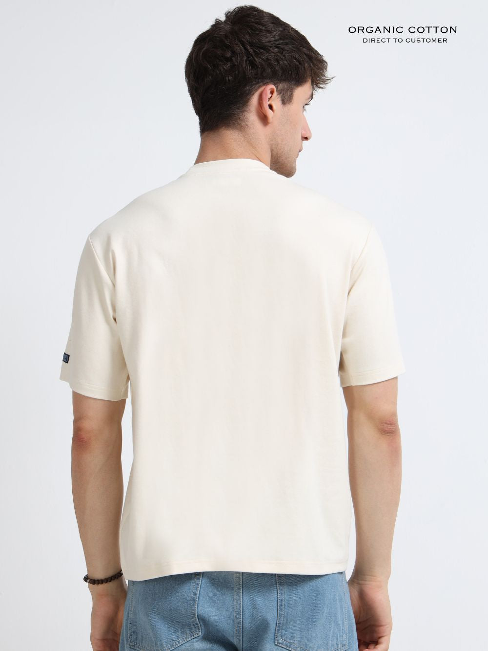 Clean Classic Organic Cotton Oversized Tee for Men's