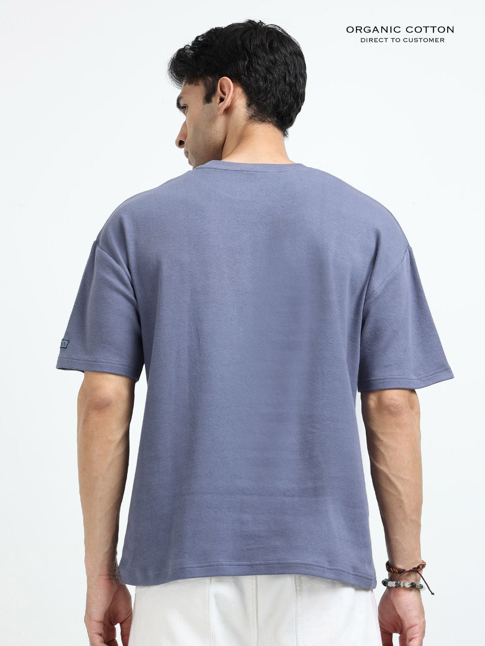 Clean Classic Organic Cotton Oversized Tee for Men's