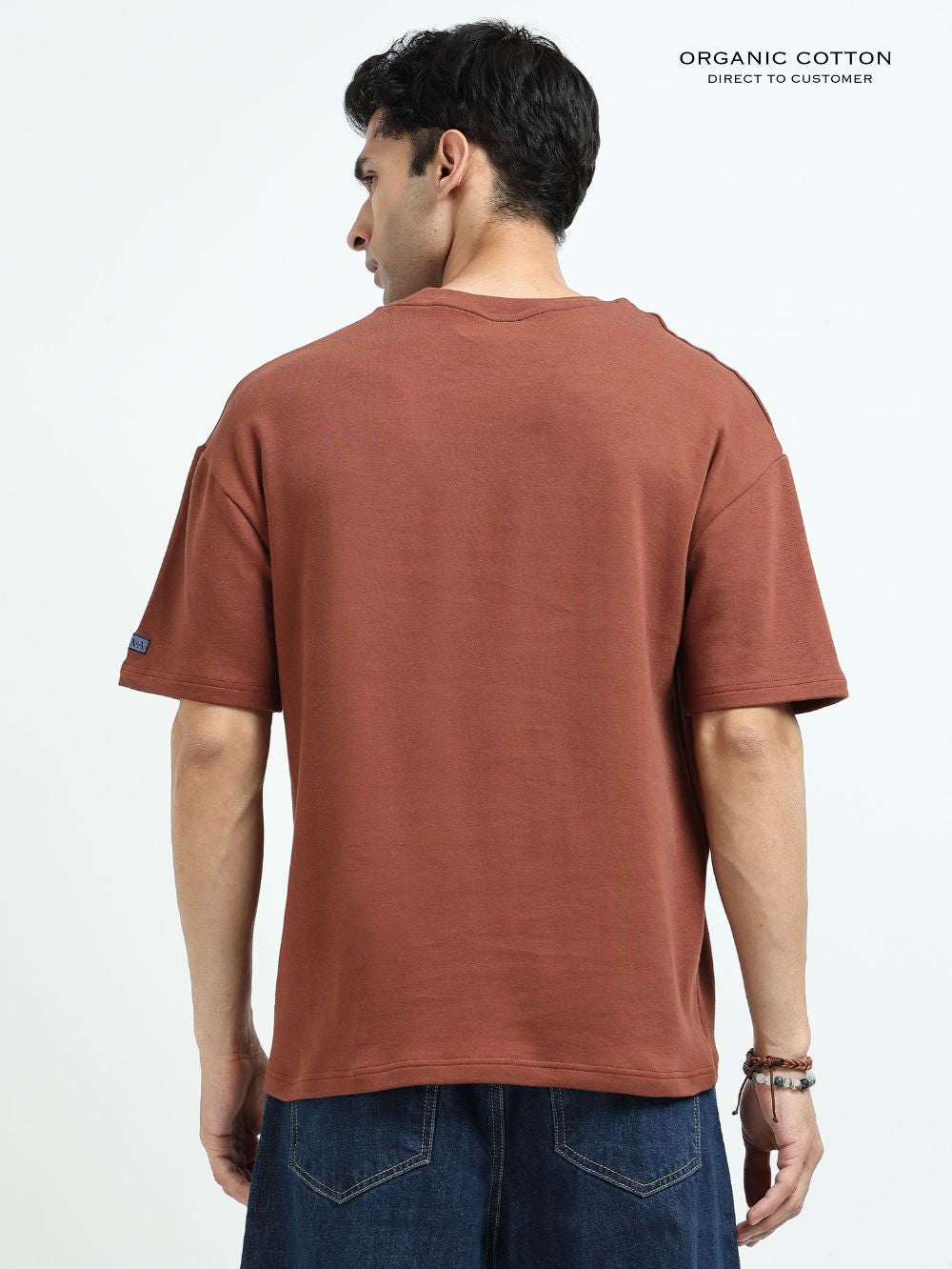 Clean Classic Organic Cotton Oversized Tee for Men's