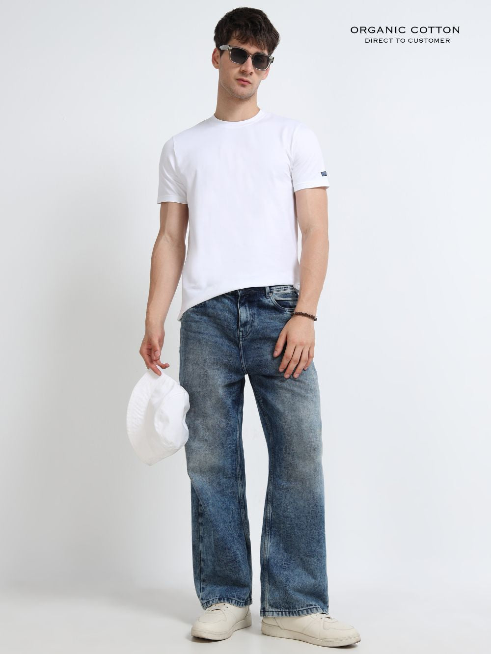 Organic Cotton Round Neck T-Shirt for Men