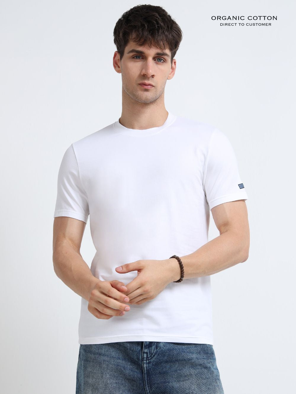 Organic Cotton Round Neck T-Shirt for Men