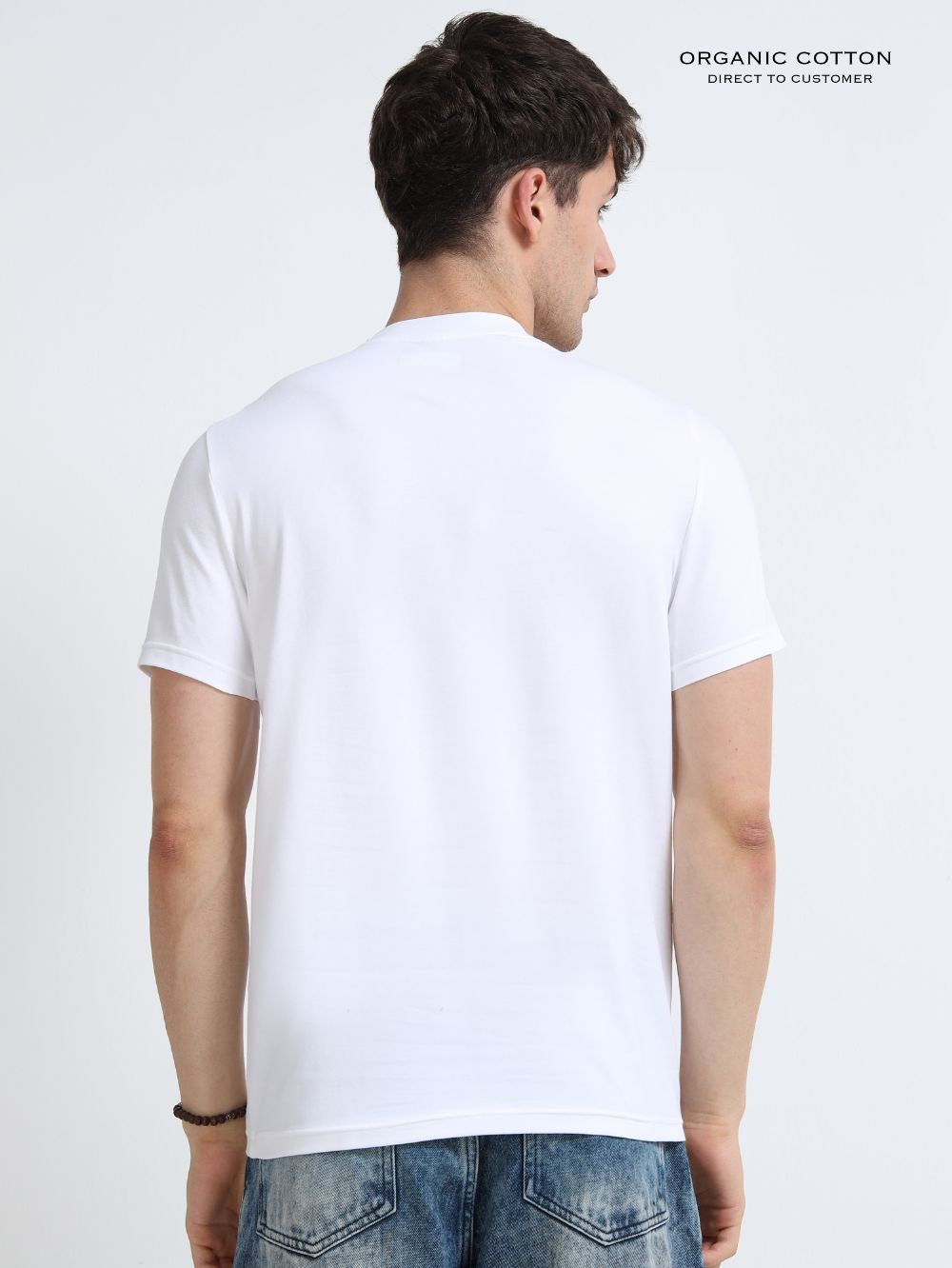 Organic Cotton Round Neck T-Shirt for Men