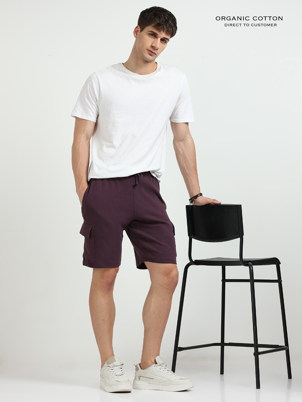 Organic Cotton Mens Cargo Shorts