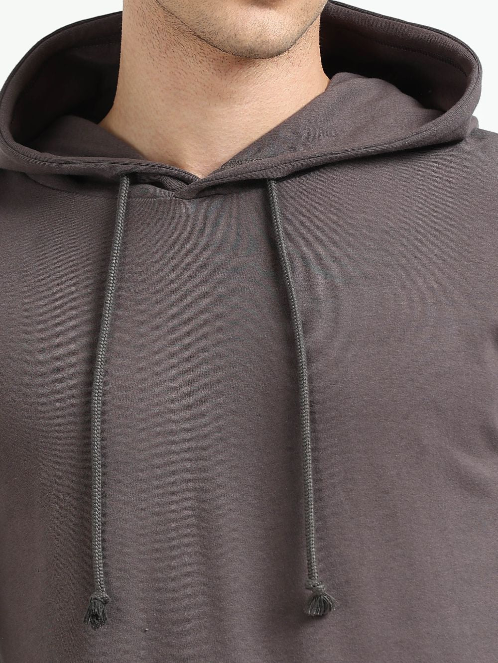 Dark Grey Essential Comfort Organic Cotton Mens Hoodie