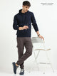 Navy Essential Comfort Organic Cotton Mens Hoodie