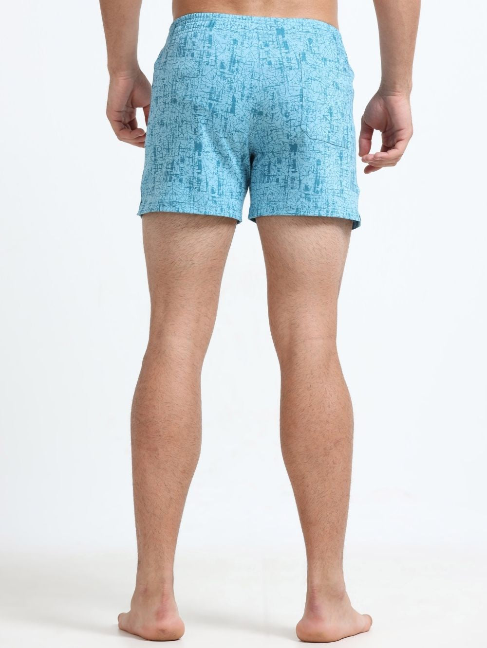 Mens Organic Cotton Printed Short Boxer - Pack of 3