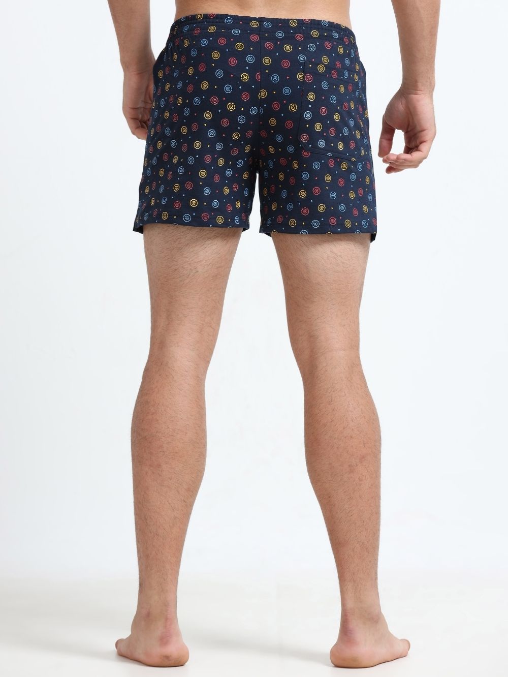 Mens Organic Cotton Printed Short Boxer - Pack of 3