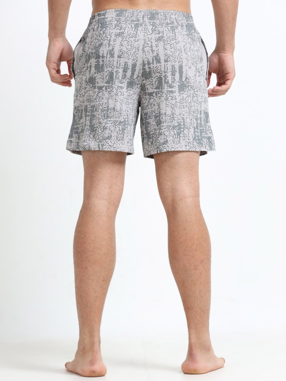 Mens Organic Cotton Regular Printed Boxers - Pack of 2