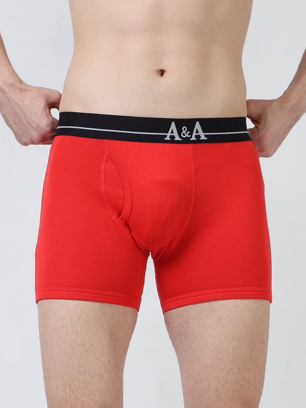 Mens Organic Super soft Cotton Elastane stretch RIB Trunk with Ultrasoft Waistband