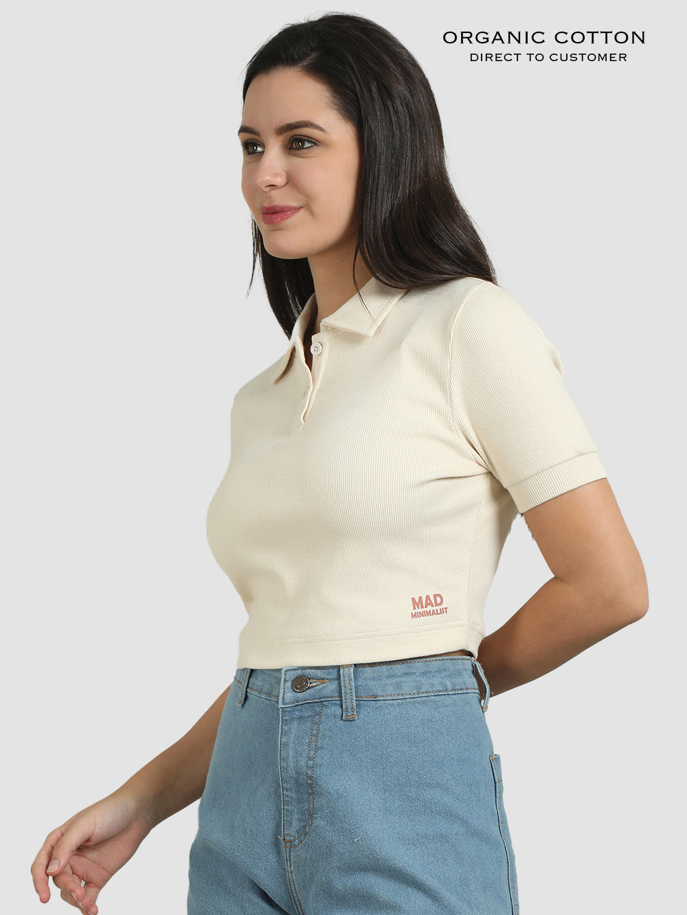 Organic Cotton Women's Crop Tee